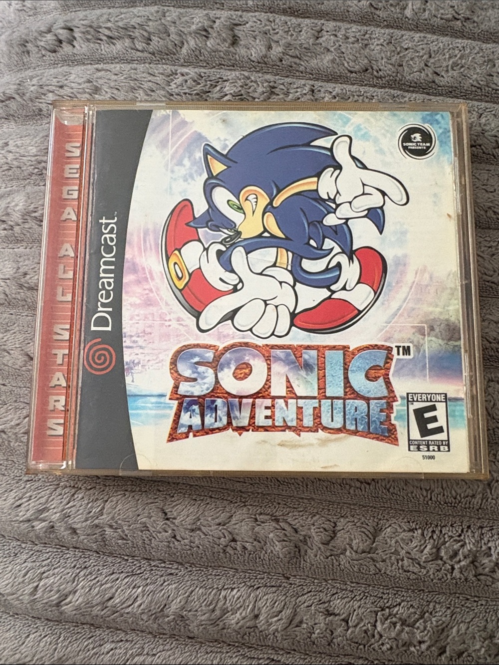 Vintage Sega Sonic Adventure Dreamcast Sega All Stars Blue Sonic 3D Action